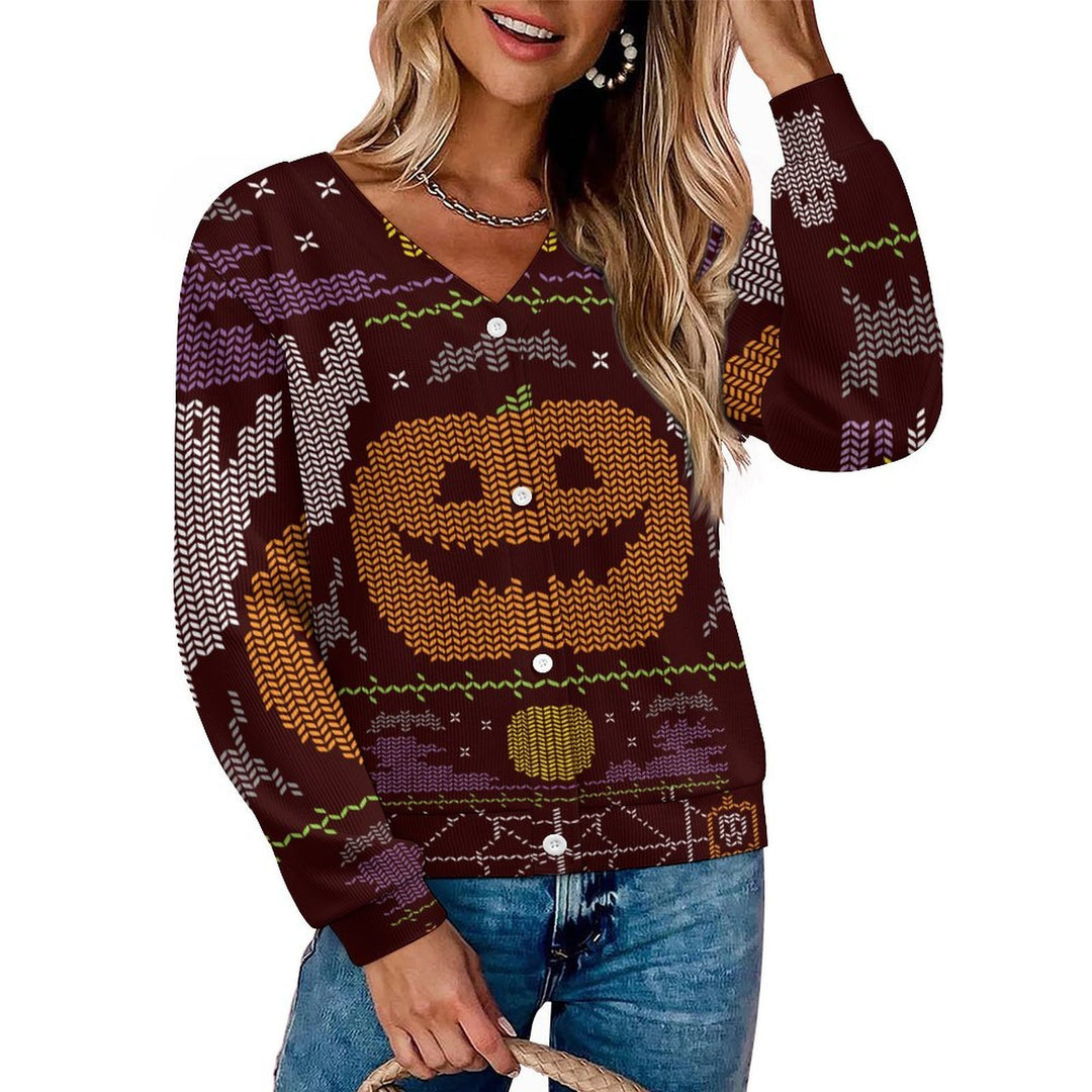 Pumpkin Ghost Bat Moon - Women&