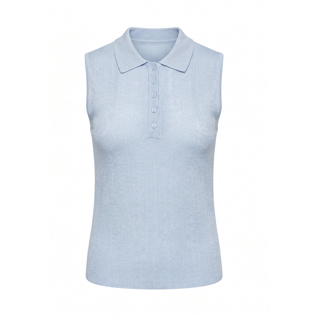 Lightweight Tencel Linen Knit Tank Top for Women