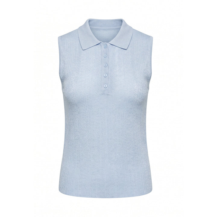 Lightweight Tencel Linen Knit Tank Top for Women