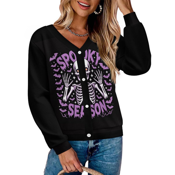 Skeleton Bat Print - Women&