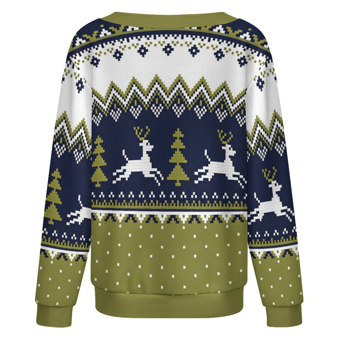 Nordic Reindeer Pattern - Women&