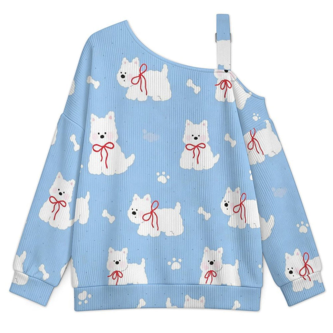 Bow Dog Print - Women&