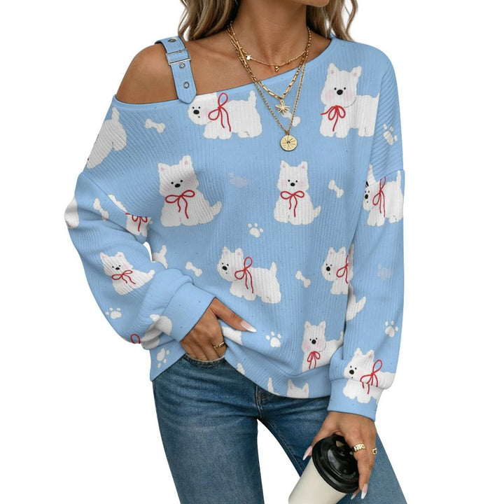 Bow Dog Print - Women&