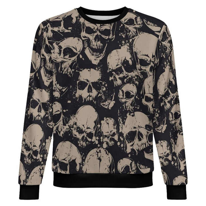 Grunge Skull Allover Print - Men&