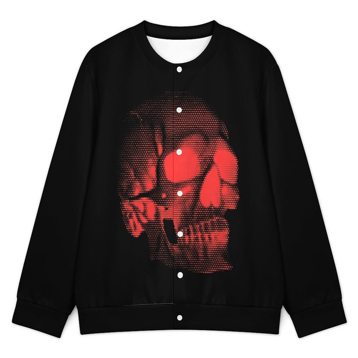 Red Halftone Skull - Men&