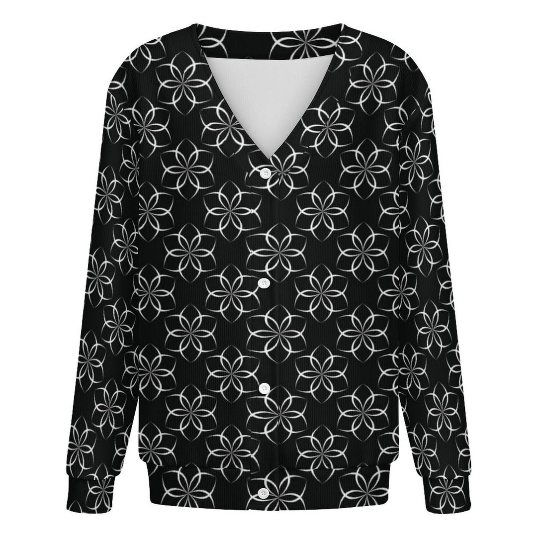 Geometric Flower Print - Women&