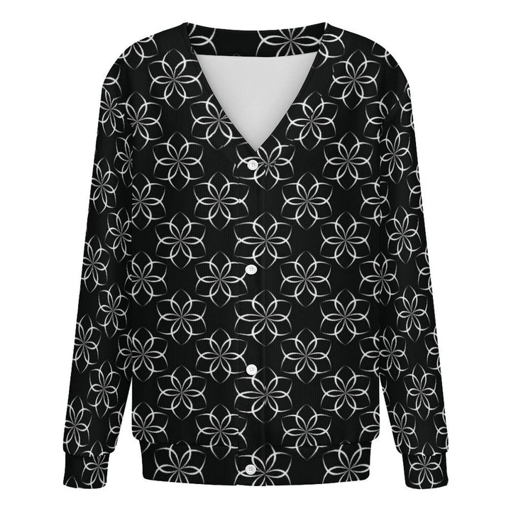 Geometric Flower Print - Women&