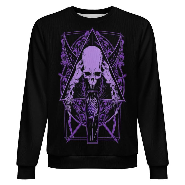Purple Skull Allover Print - Men&