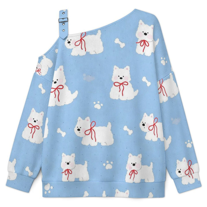Bow Dog Print - Women&