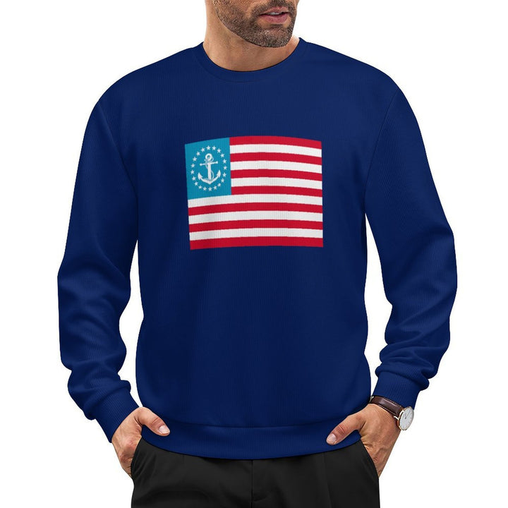 Navy Anchor Allover Print - Men&