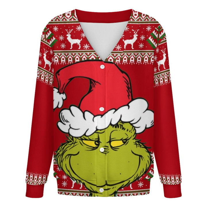 Grinch Santa Reindeer - Women&